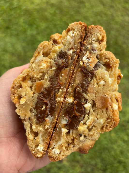 Caramel Popcorn Dulce de Leche Cookie